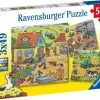 Παζλ 3×49 Ravensburger Στη Φάρμα (05078) -Παζλ - Puzzle Κατάστημα 200352
