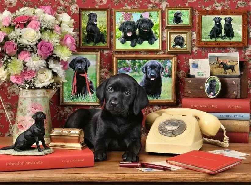 Παζλ 500 Ravensburger Μαύρο Λαμπραντορ (16591) 5 Παζλ 500 Ravensburger Μαύρο Λαμπραντορ (16591) - Image 3