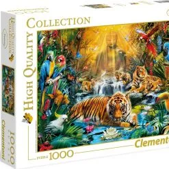 Παζλ 1000 High Quality Clementoni Mystic Tigers (1220-39380)