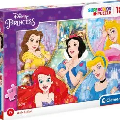 Παζλ 180 Super Color Clementoni Πριγκίπισσες (1210-29311)