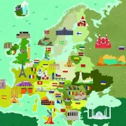 Παζλ 250 Clementoni Αξιοθέατα Στην Ευρώπη (1210-29062) -Παζλ - Puzzle Κατάστημα 203305 1