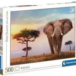 Clementoni Παζλ High Quality Collection Ηλιοβασίλεμα Στην Αφρική 500 τμχ (1220-35096)