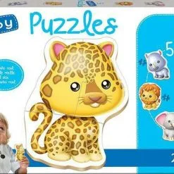 Παζλ 5 Educa Άγρια Ζωάκια (14197)