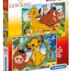 Clementoni Παζλ Super Color Lion King 2×60 τμχ (1200-21604)