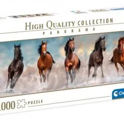 Clementoni Παζλ Panorama High Quality Collection Αλογα 1000 τμχ (1220-39607) -Παζλ - Puzzle Κατάστημα 210360 1