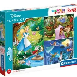 Clementoni Παιδικό Παζλ Super Color Disney Classic 3×48 τμχ (1200-25267)