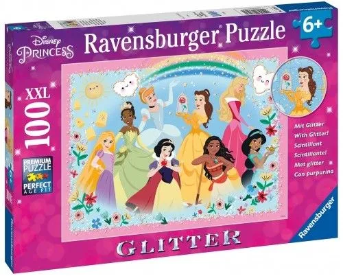 Παζλ 100XXL Ravensburger Πριγκίπισσες Glitter (13326) 3 Παζλ 100XXL Ravensburger Πριγκίπισσες Glitter (13326)