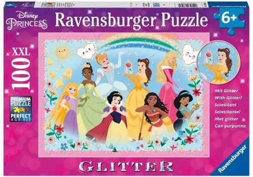 Παζλ 100XXL Ravensburger Πριγκίπισσες Glitter (13326) 4 Παζλ 100XXL Ravensburger Πριγκίπισσες Glitter (13326) - Image 2