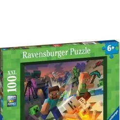 Παζλ 100xxl Ravensburger Monster Minecraft (13333) -Παζλ - Puzzle Κατάστημα 212306 1