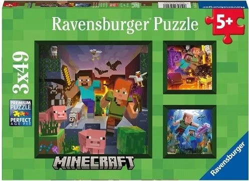 Παζλ 3Χ49 Ravensburger Minecraft Biomes (05621) 7 Παζλ 3Χ49 Ravensburger Minecraft Biomes (05621) - Image 5
