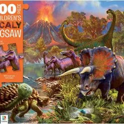 Παζλ 100 Jigsaw Το Νησί Των Δεινοσαύρων (TJ-5)