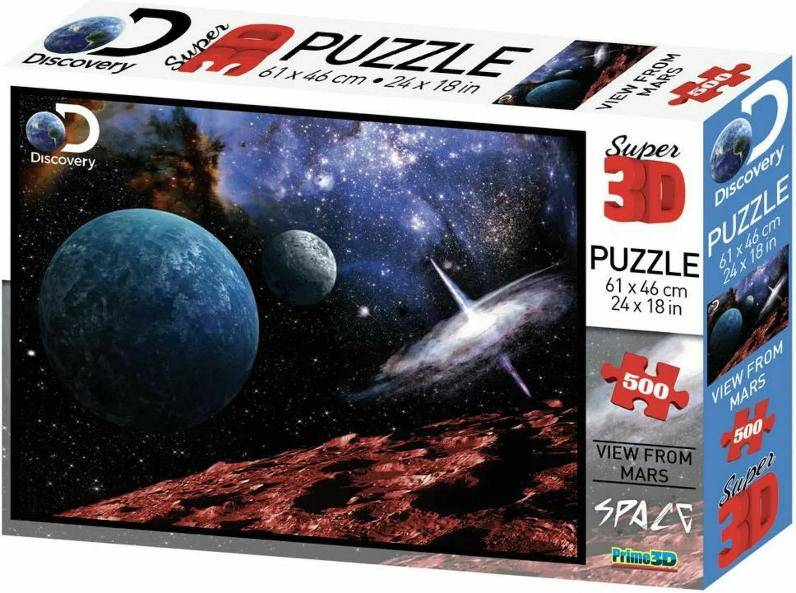 Δεσύλλας Παζλ Prime Adult 3D View Form Mars (192) 5 Δεσύλλας Παζλ Prime Adult 3D View Form Mars (192) - Image 3