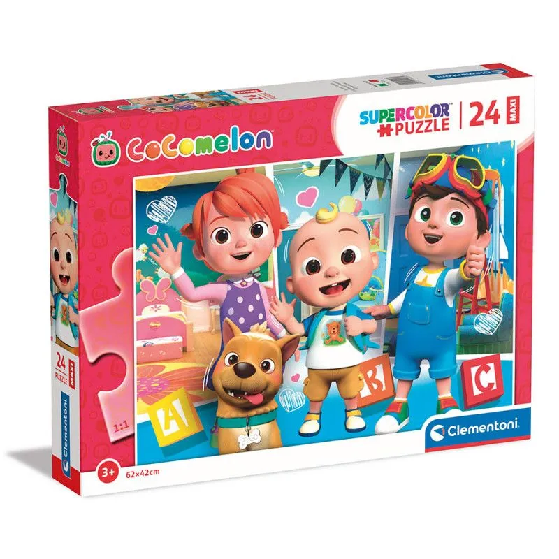 Clementoni Παζλ Maxi Super Color Cocomelon 24τμχ (1200-24226) 3 Clementoni Παζλ Maxi Super Color Cocomelon 24τμχ (1200-24226)