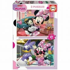Παζλ 2×20 Educa Minnie (19297) -Παζλ - Puzzle Κατάστημα 221993 1