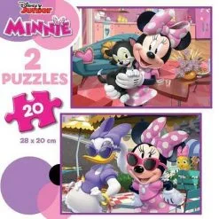 Παζλ 2×20 Educa Minnie (19297) -Παζλ - Puzzle Κατάστημα 221993 1