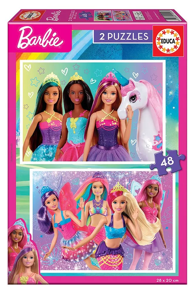 Παζλ 2×48 Educa Barbie (19299) 5 Παζλ 2×48 Educa Barbie (19299) - Image 3