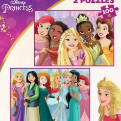 Παζλ 2×100 Educa Disney Princess (19298) -Παζλ - Puzzle Κατάστημα 221996 1