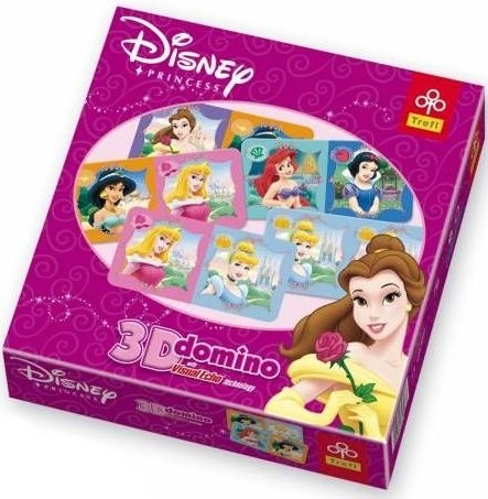 Trefl Domino 3D Princess (00389) 3 Trefl Domino 3D Princess (00389)