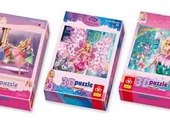 Παζλ 35 Τεμαχια Trefl Mini 3D “Barbie” (35148)