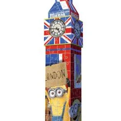 Παζλ 3D Ravensburger Σ Big Ben Minions (12589) -Παζλ - Puzzle Κατάστημα 661441 1 1