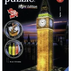 Παζλ 3D Ravensburger Led Big Ben (12588) -Παζλ - Puzzle Κατάστημα 661459 1