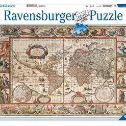Παζλ Ravensburger Ιστορικος Παγκοσμιος Χαρτης 2000 Κομματια (16633)