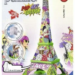 Παζλ 3D Ravensburger Eiffel’S Tower Pop Art- Πυργος Του Αιφελ Pop Art (12598) -Παζλ - Puzzle Κατάστημα 664721 1