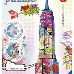 Παζλ 3D Ravensburger Empire State Building New York Pop Art (12599) 7 Παζλ 3D Ravensburger Empire State Building New York Pop Art (12599) -Παζλ - Puzzle Κατάστημα 664722 1