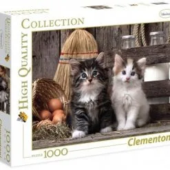Παζλ 1000 Κομματιων Clementoni Χαριτωμενες Γατουλες (1220-39340)