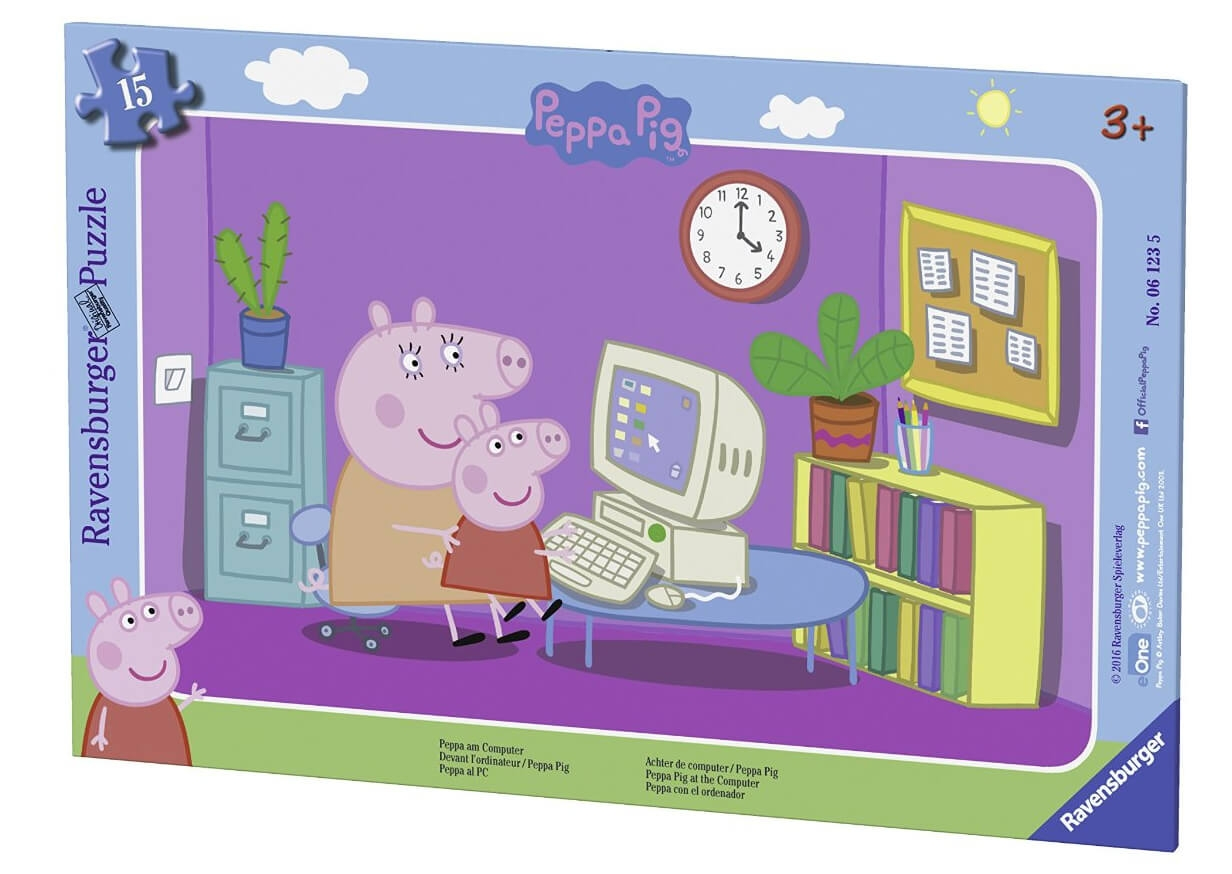 Παζλ Ravensburger Καρτελα Πεππα Το Γουρουνακι 15Τμχ. (06123) 3 Παζλ Ravensburger Καρτελα Πεππα Το Γουρουνακι 15Τμχ. (06123)