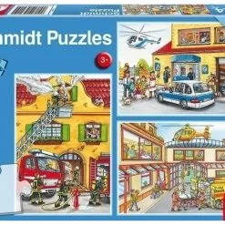 Παζλ Schmidt Πυροσβεστικη Και Αστυνομια – 3Χ48 Κομματια (300697) -Παζλ - Puzzle Κατάστημα 672058 1