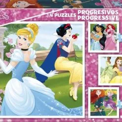 Educa Παζλ Princess 12-16-20-25 Κομματια (17166)
