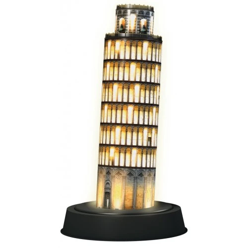 Παζλ 3D Ravensburger Led Πυργος Της Πιζας-Night Edition (12515) 4 Παζλ 3D Ravensburger Led Πυργος Της Πιζας-Night Edition (12515) - Image 2