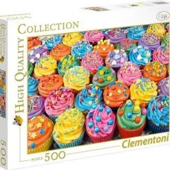 Clementoni Παζλ High Quality Collection – Πολυχρωμα Cupcakes , 500 Κομματια (1220-35057)