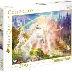 Clementoni Παζλ 500 High Quality Μονοκεροι Στο Ηλιοβασιλεμα (1220-35054)