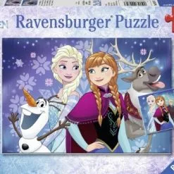 Παζλ Ravensburger 2X24 Ψυχρα Και Αναποδα (09074) -Παζλ - Puzzle Κατάστημα 680807 1