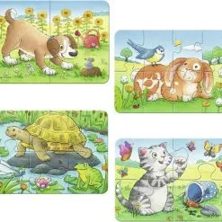 Παζλ 2/4/6/8 Ravensburger Χαριτωμενα Κατοικιδια (06951) -Παζλ - Puzzle Κατάστημα 681602 1