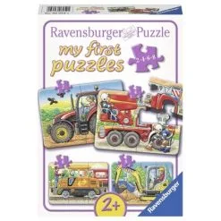 Παζλ 2/4/6/8 Ravensburger Επαγγελματικα Οχηματα (06954)