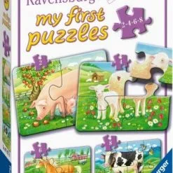Παζλ Ravensburger Αγαπημενα Ζωα 2/4/6/8 Κομματια (07077) -Παζλ - Puzzle Κατάστημα 681606 1