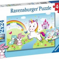 Ravensburger Παζλ 2X24 Μαγικος Μονοκερος (07828) 9 Ravensburger Παζλ 2X24 Μαγικος Μονοκερος (07828) -Παζλ - Puzzle Κατάστημα 681653 1