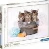 Clementoni High Quality Collection Παζλ 500 Kittens And Soap (1220-35065) -Παζλ - Puzzle Κατάστημα 683771