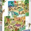 Clementoni Supercolor Παζλ 2Χ60 Ζωολογικος Κηπος (1200-21603)