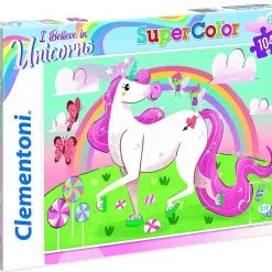 Clementoni Supercolor Παζλ 104 I Believe In Unicorns (1210-27109) -Παζλ - Puzzle Κατάστημα 683804 1