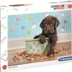 Clementoni Supercolor Παζλ 180 Lovely Puppy (1210-29754)