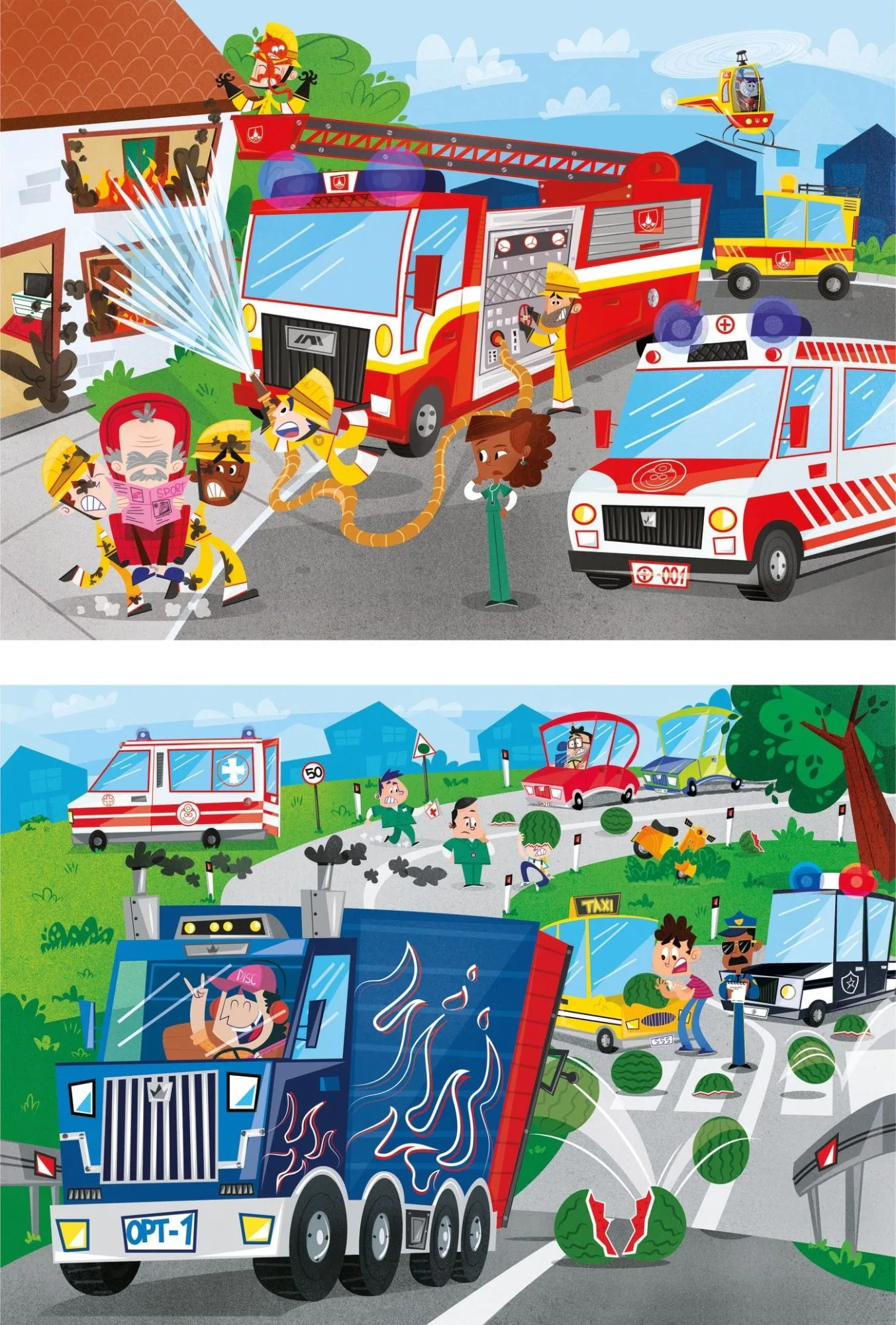 Clementoni Supercolor Παζλ 2Χ60 Rescue Heroes (1200-21602) 4 Clementoni Supercolor Παζλ 2Χ60 Rescue Heroes (1200-21602) - Image 2