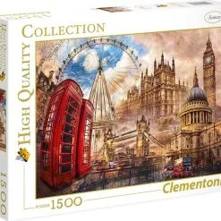 Clementoni High Quality Collection Παζλ 1500 Κλασικο Λονδινο (1220-31807)