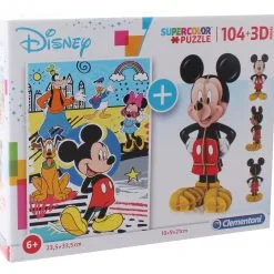 AS το καλό παιχνίδι Παζλ 3D Clementoni Mickey Mouse 104 Tmx (1211-20157) -Παζλ - Puzzle Κατάστημα 684558 1