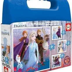 Παζλ 4 Educa Case Frozen 12-16-20-25 (18114)