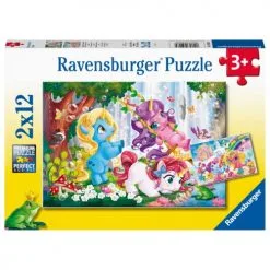 Παζλ Ravensburger 2×12 Μαγικοί Μονόκεροι (05028) -Παζλ - Puzzle Κατάστημα 687891 1