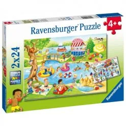 Παζλ Ravensburger 2×24 Στη Λίμνη (05057) -Παζλ - Puzzle Κατάστημα 687895 1